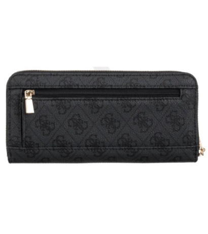 Guess Brenton Slg Lrg Zip Around SWLG96 48146 Coal Logo (GU752-b) rankinė