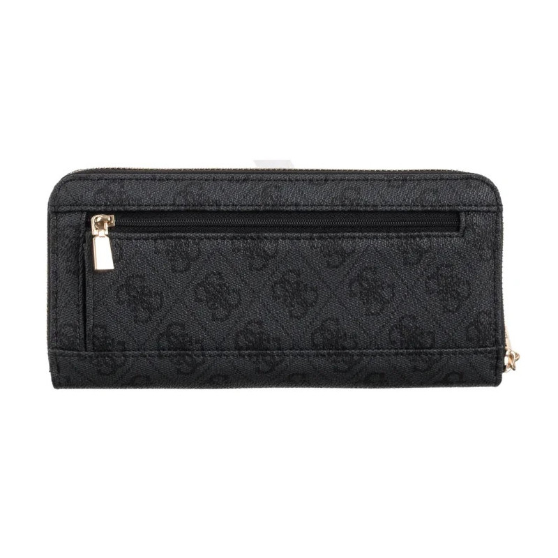 Guess Brenton Slg Lrg Zip Around SWLG96 48146 Coal Logo (GU752-b) rankinė
