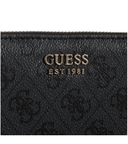 Guess Brenton Slg Lrg Zip Around SWLG96 48146 Coal Logo (GU752-b) rankinė