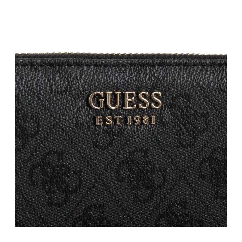 Guess Brenton Slg Lrg Zip Around SWLG96 48146 Coal Logo (GU752-b) rankinė