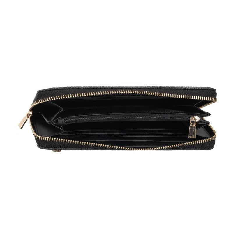 Guess Brenton Slg Lrg Zip Around SWLG96 48146 Coal Logo (GU752-b) rankinė