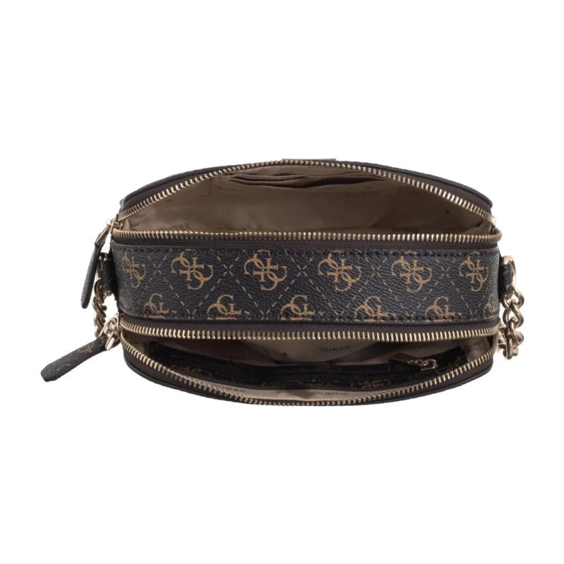 Guess Noelle II Crossbody Camera HWQG96 72140 Brown Logo (GU760-a) rankinė