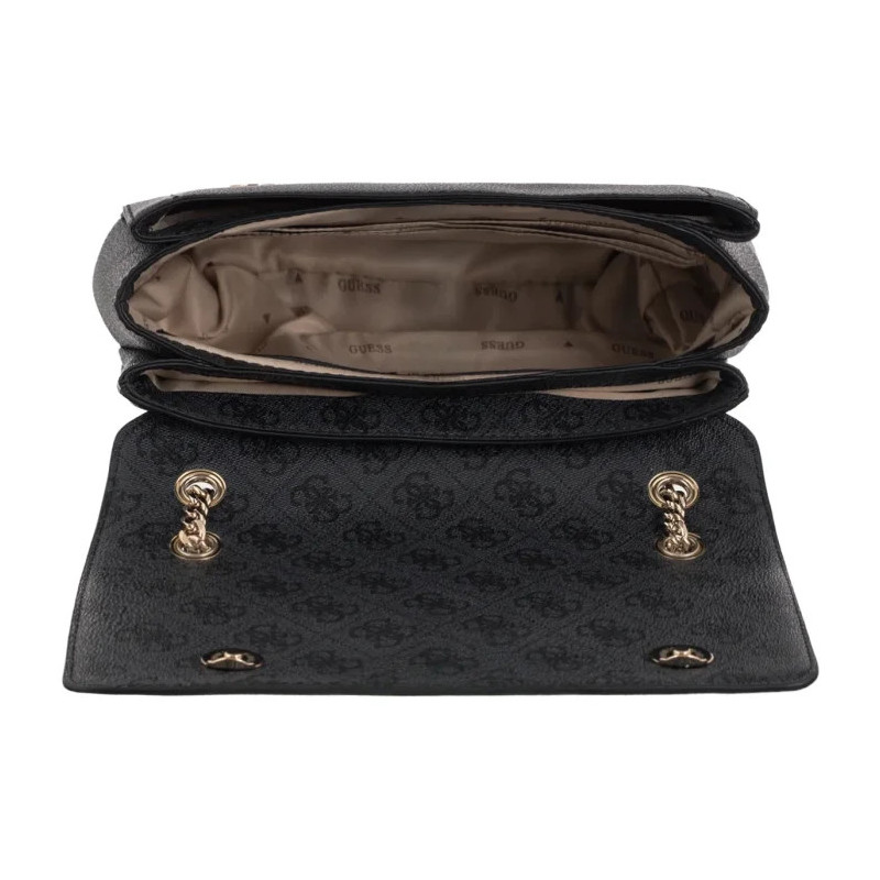Guess Noelle II Cnvrtble Xbody Flap HWBG96 72210 Coal Logo (GU761-a) rankinė