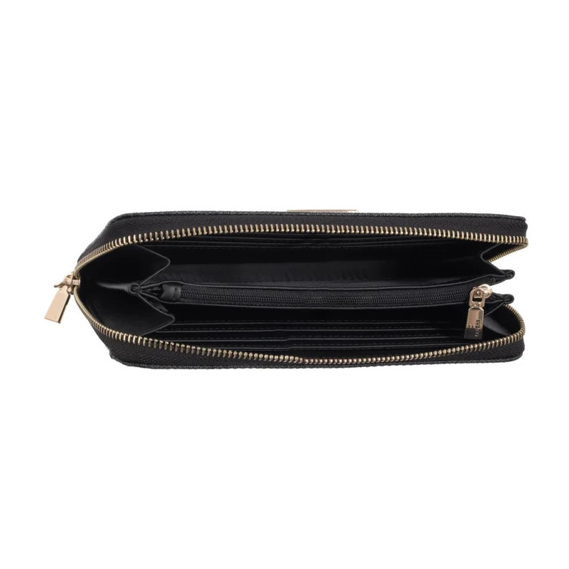 Guess Laurel II Slg Large Zip Around SWSG74 59146 Coal Logo (GU775-b) rankinė