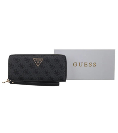 Guess Laurel II Slg Large Zip Around SWSG74 59146 Coal Logo (GU775-b) rankinė
