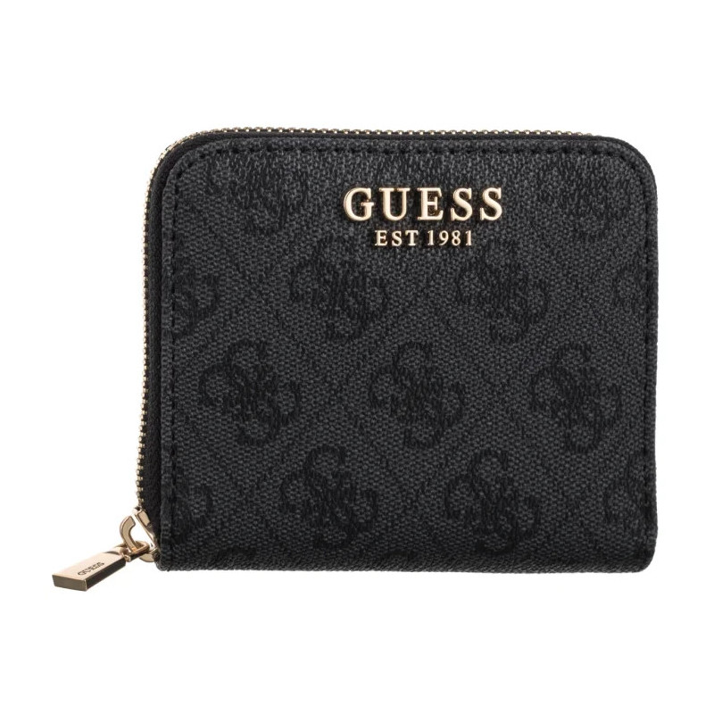 Guess Laurel II Slg Small Zip Around SWSG74 59137 Coal Logo (GU776-a) rankinė