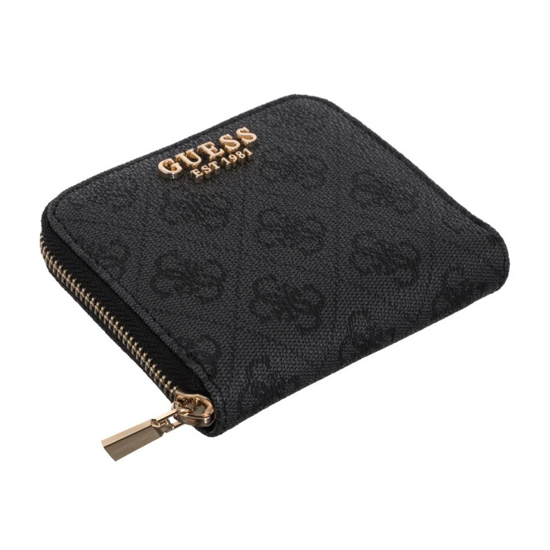 Guess Laurel II Slg Small Zip Around SWSG74 59137 Coal Logo (GU776-a) rankinė