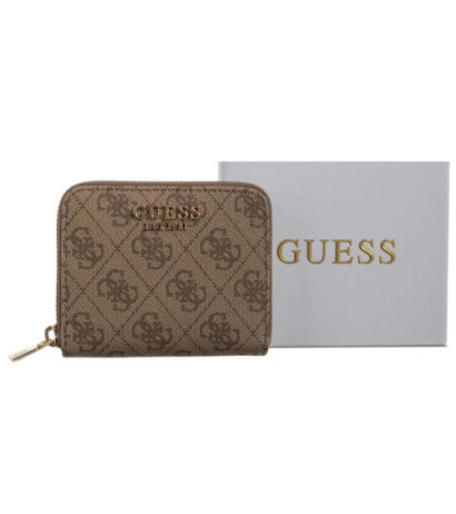 Guess Laurel II Slg Small Zip Around SWSG74 59137 Latte Logo (GU776-b) rankinė