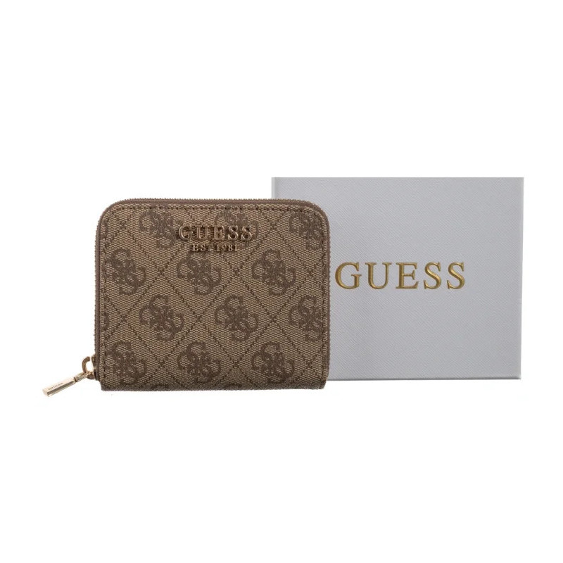 Guess Laurel II Slg Small Zip Around SWSG74 59137 Latte Logo (GU776-b) rankinė