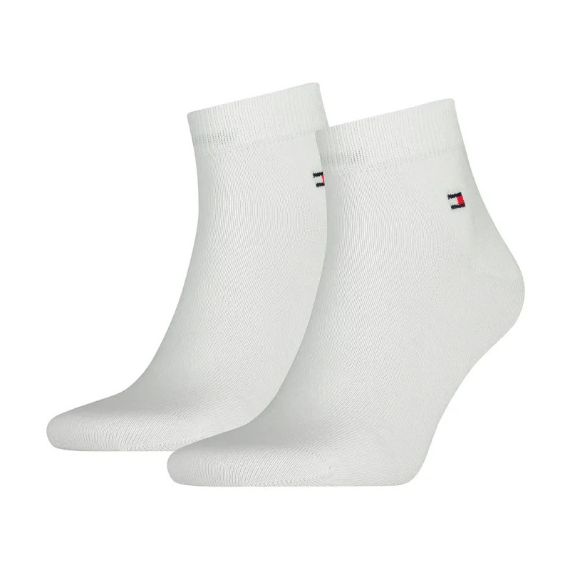 Tommy Hilfiger TH Men Quarter 2P White 342025001 300 047 (TH1391-a) kojinės