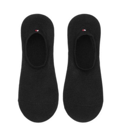 Tommy Hilfiger TH Men Footie 2P Black 382024001 200 (TH1392-a) kojinės