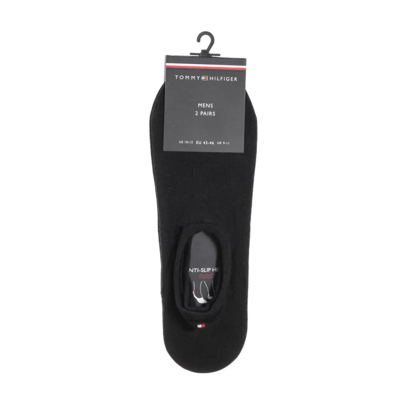 Tommy Hilfiger TH Men Footie 2P Black 382024001 200 (TH1392-a) kojinės