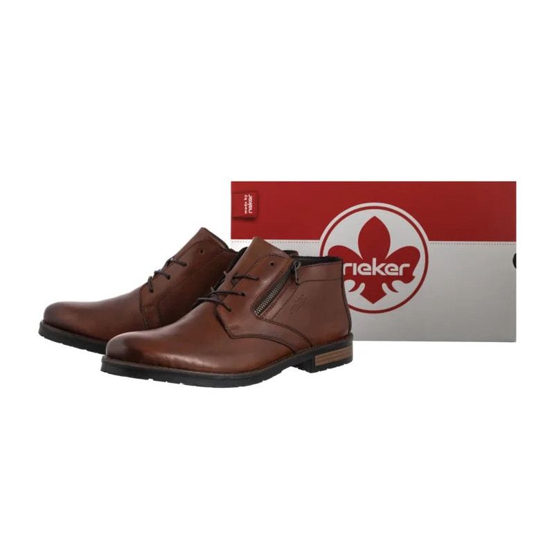 Rieker Brązowe 14609-24 Brown (RI297-a) batai