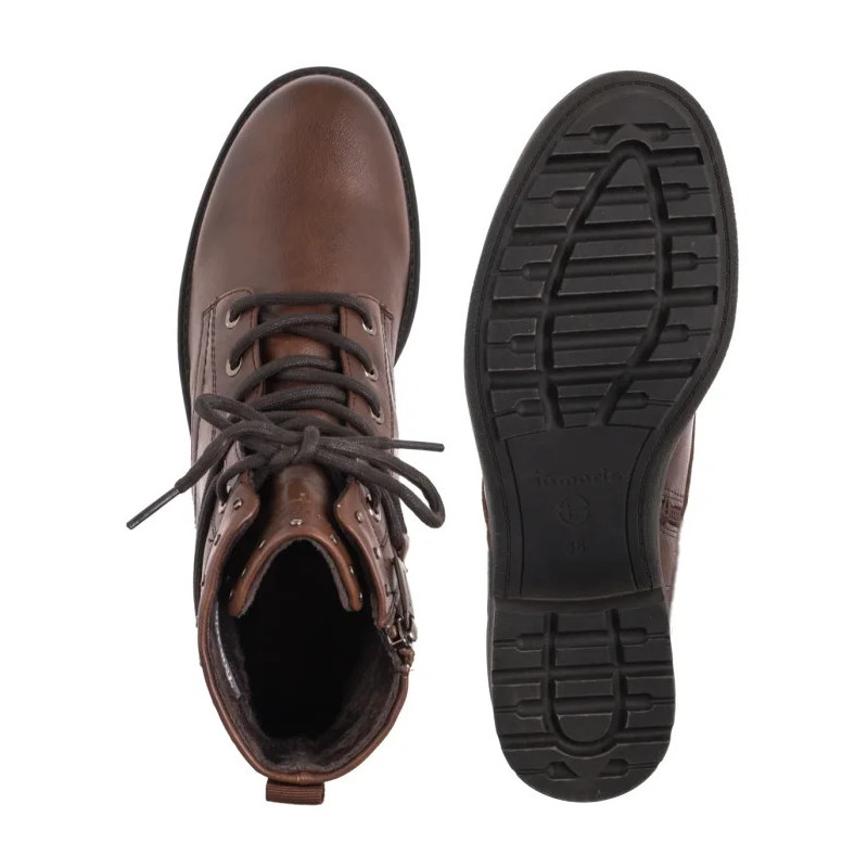 Tamaris Brązowe 1-25133-45 305 Cognac (TM561-a) batai
