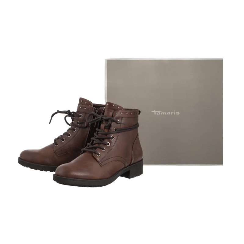 Tamaris Brązowe 1-25133-45 305 Cognac (TM561-a) batai