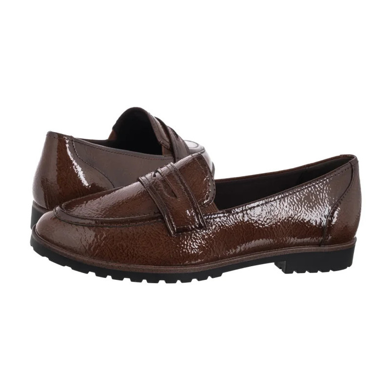 Tamaris Brązowe 1-24239-42 365 Cognac Patent (TM558-b) batai