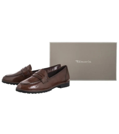 Tamaris Brązowe 1-24239-42 365 Cognac Patent (TM558-b) batai
