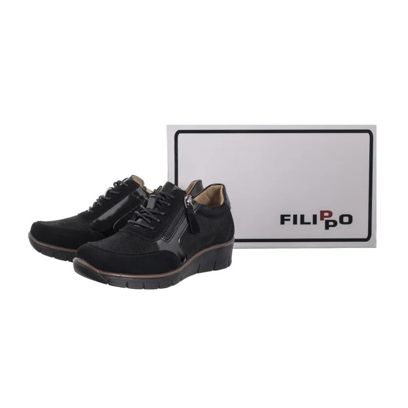 Filippo Czarne DP4912/25 BK (FO190-a) batai
