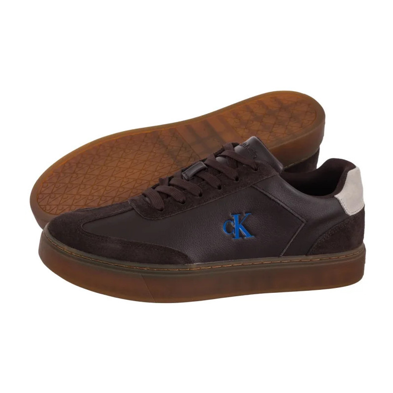 Calvin Klein Classic Cupsole Laceup Wt Mix Bordeaux/Chateau YM0YM01429 0KY (CK689-a) sportiniai bateliai
