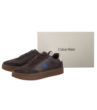 Calvin Klein Classic Cupsole Laceup Wt Mix Bordeaux/Chateau YM0YM01429 0KY (CK689-a) sportiniai bateliai