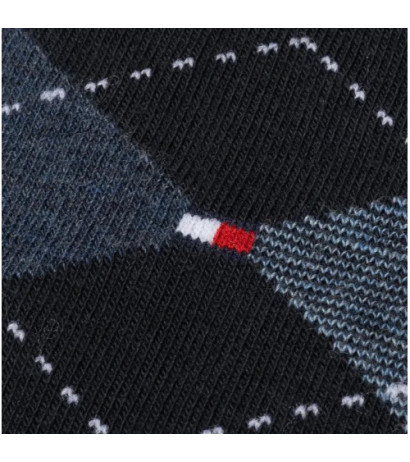 Tommy Hilfiger Men Sock 2P Dark Navy 100001495 322 039 (TH302-c) kojinės