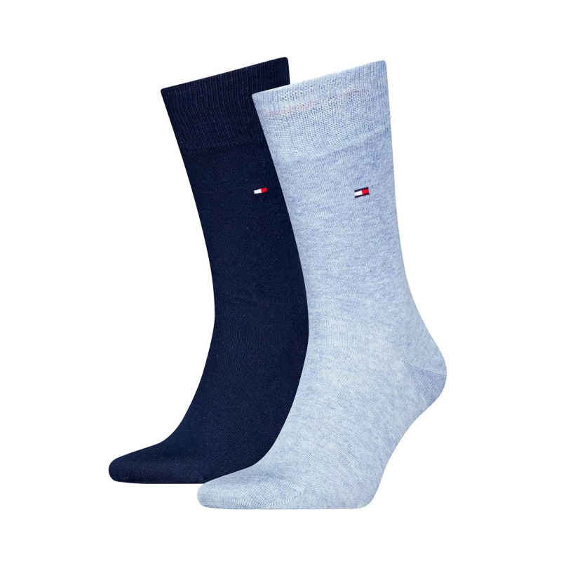 Tommy Hilfiger Th Men Sock Classic 2P Light Blue Melange 371111 134 039 (TH648-c) kojinės