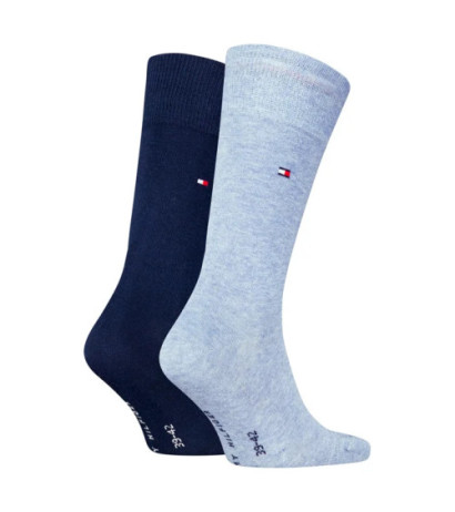 Tommy Hilfiger Th Men Sock Classic 2P Light Blue Melange 371111 134 039 (TH648-c) kojinės
