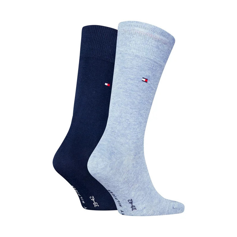 Tommy Hilfiger Th Men Sock Classic 2P Light Blue Melange 371111 134 039 (TH648-c) kojinės
