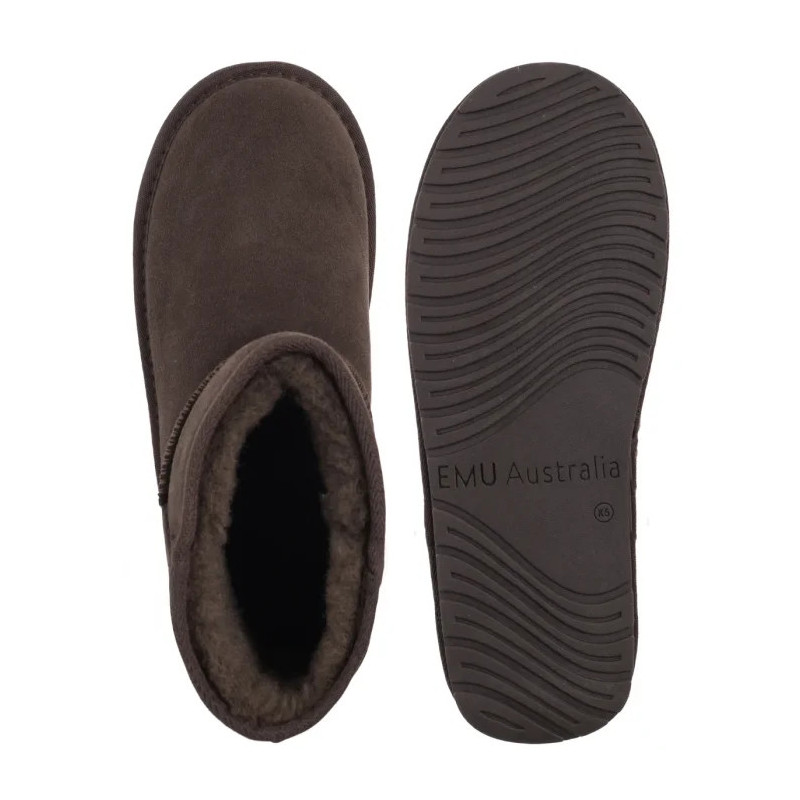 EMU Australia Wallaby Mini Teens WR Chocolate T10103 (EM473-f) batai