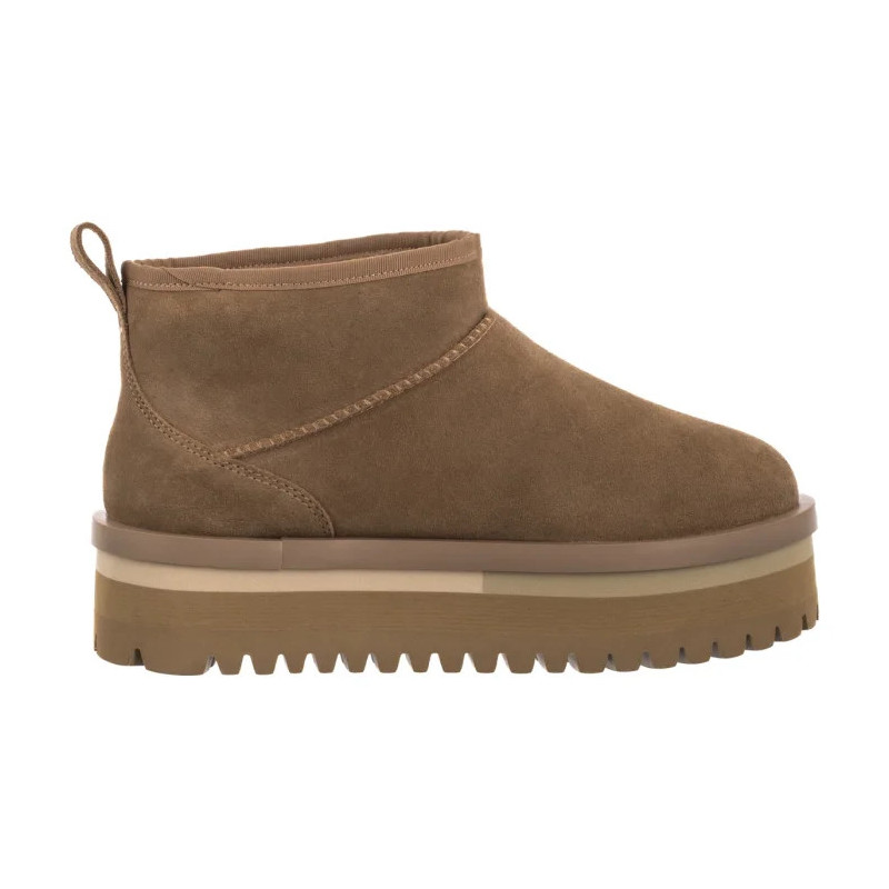 Tommy Hilfiger TJW Flatform Snow Boot Suede Bronze Twist EN0EN02841 RBH (TH1401-a) batai