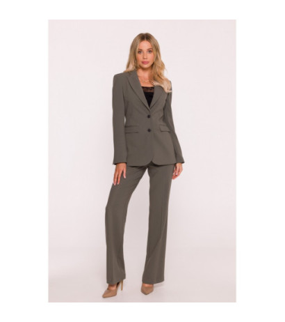 S417 Taliowana marynarka - khaki