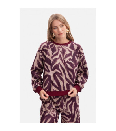B303 Bluza z dzianiny z nadrukiem - model 2