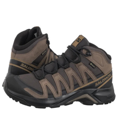 Salomon X-Adventure Recon Mid GTX Asphalt/Falcon/Coyote Brown 478145 (SO12-a) batai