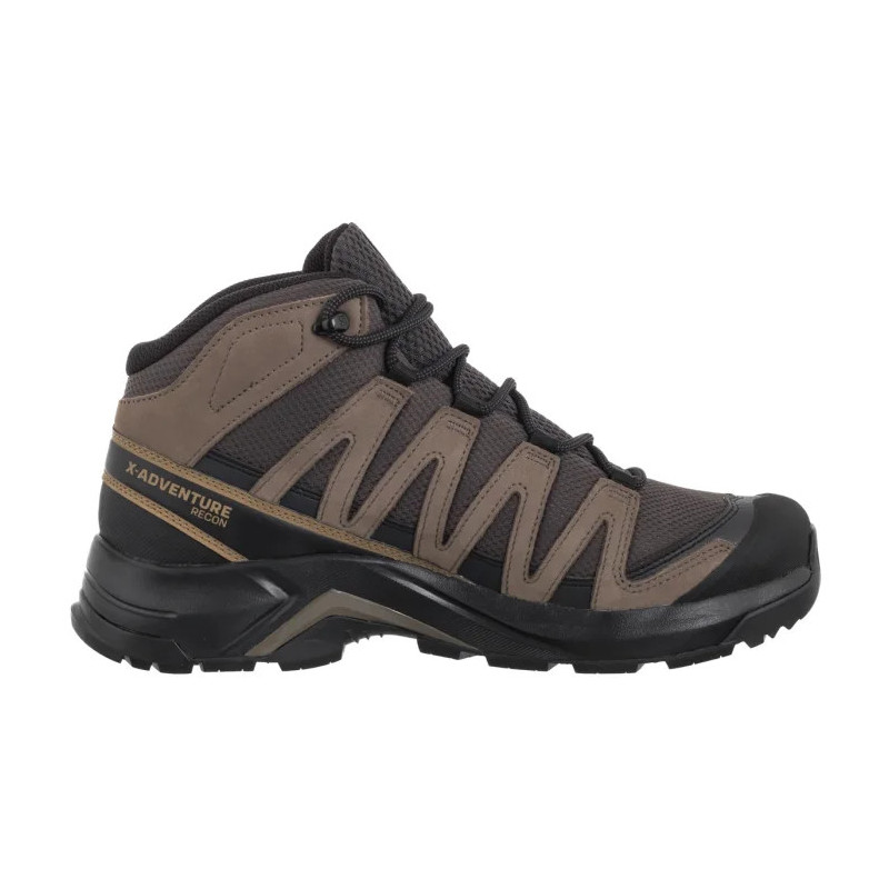 Salomon X-Adventure Recon Mid GTX Asphalt/Falcon/Coyote Brown 478145 (SO12-a) batai