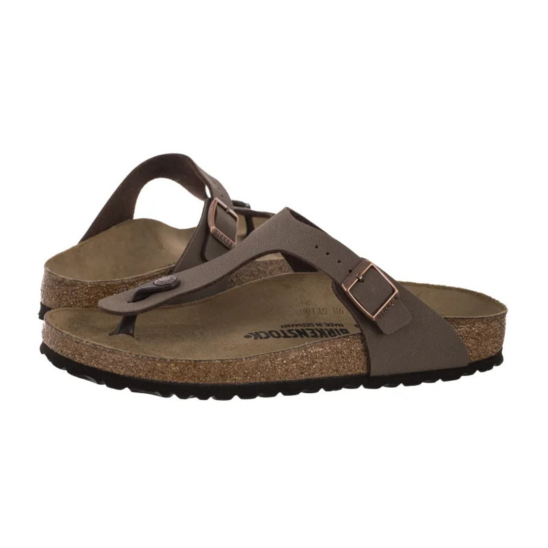 Birkenstock Gizeh BS Nubuk Stone 043391 (BK29-c) šlepetės