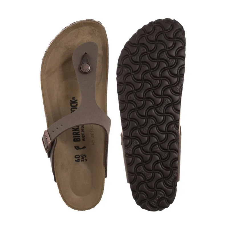 Birkenstock Gizeh BS Nubuk Stone 043391 (BK29-c) šlepetės