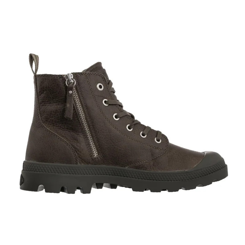 Palladium Pampa Zip Lth Ess Dusky Green 76888-308-M (PA64-e) batai
