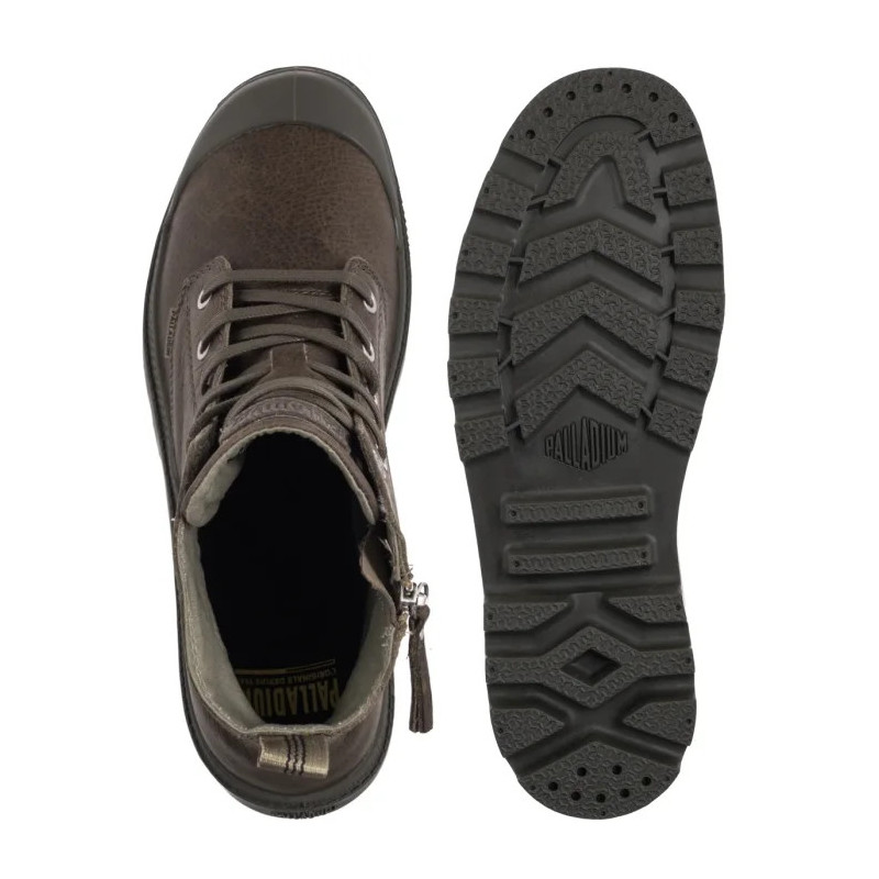Palladium Pampa Zip Lth Ess Dusky Green 76888-308-M (PA64-e) batai