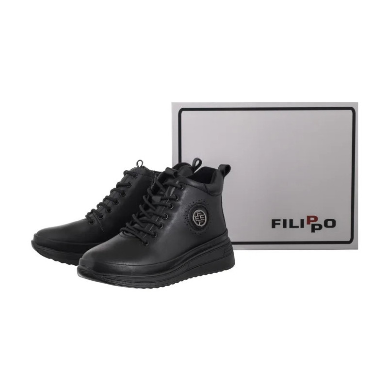 Filippo Czarne DBT4215/25 BK BK (FO199-b) batai