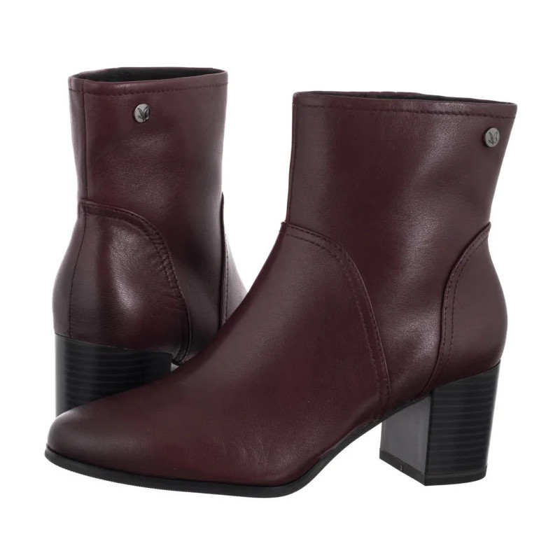 Caprice Bordowe 9-25306-45 540 Bordeaux Nappa (CP450-a) batai