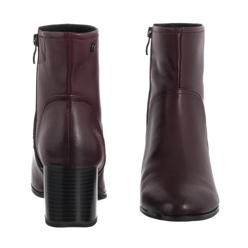 Caprice Bordowe 9-25306-45 540 Bordeaux Nappa (CP450-a) batai