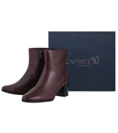Caprice Bordowe 9-25306-45 540 Bordeaux Nappa (CP450-a) batai