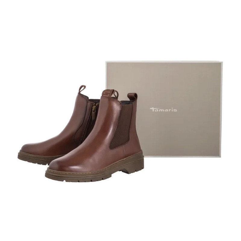 Tamaris Brązowe 1-25436-41 356 Muscat Leather (TM565-a) batai