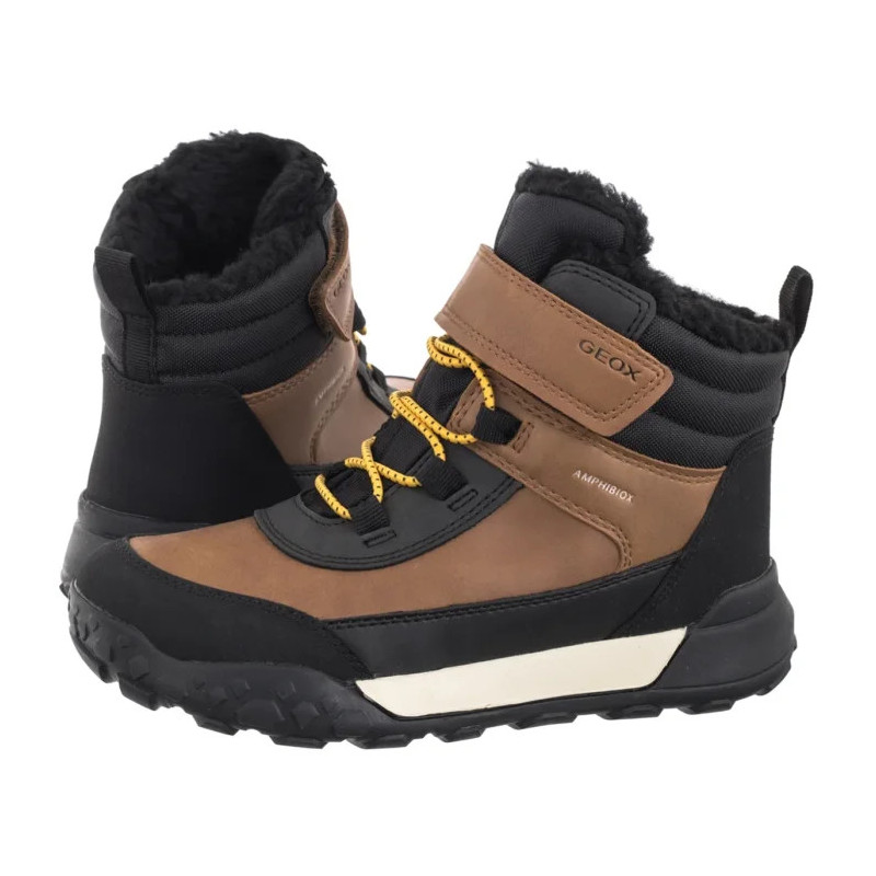 Geox J Trekkyup B Abx E LT Brown/Black J46MBE 0MEMS C0275 (GE200-c) batai