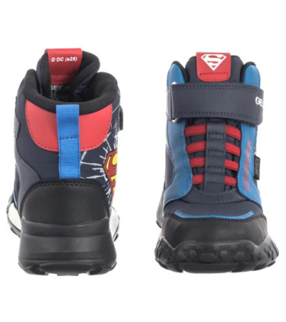 Geox J Trekkyup B ABX E Navy/Red J56MBC 054FU C0735 (GE240-a) aulinukai