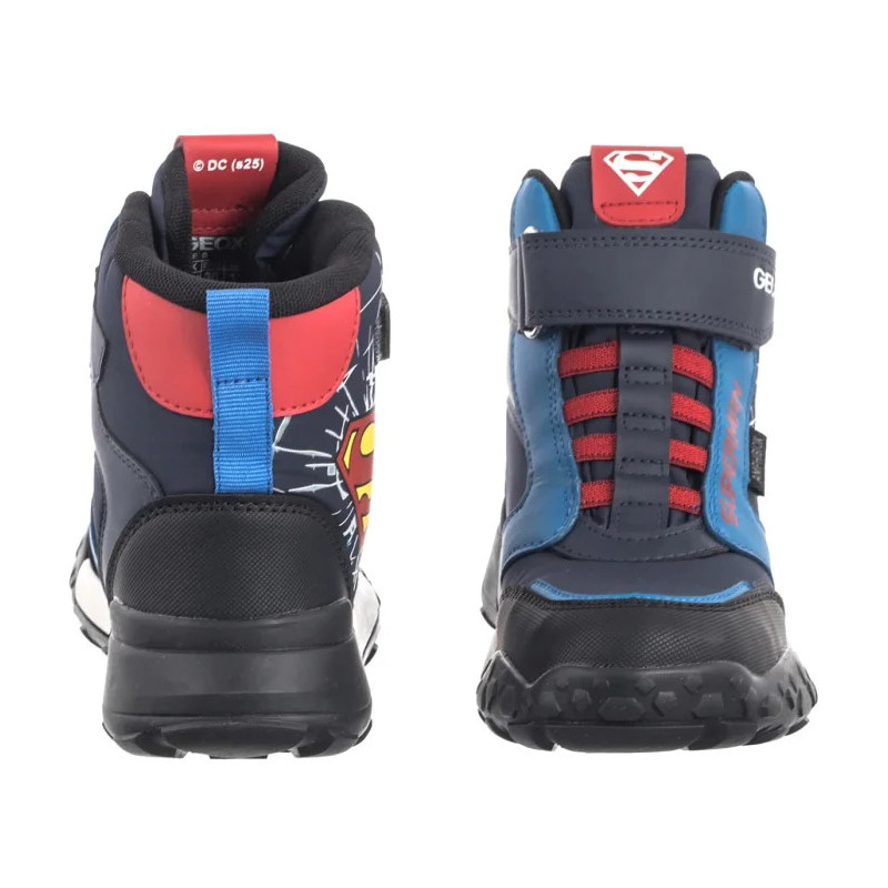 Geox J Trekkyup B ABX E Navy/Red J56MBC 054FU C0735 (GE240-a) aulinukai