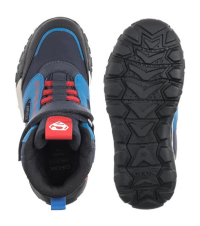 Geox J Trekkyup B ABX E Navy/Red J56MBC 054FU C0735 (GE240-a) aulinukai