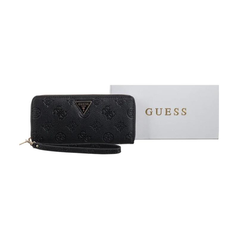 Guess Cresidia II Slg Large Zip Around SWPD98 88146 Black Logo (GU785-a) rankinė