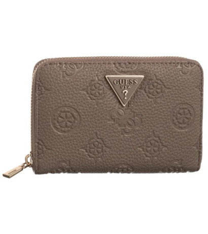 Guess Cresidia II Slg Medium Zip Around SWPD98 88140 Dark Taupe Logo (GU786-a) rankinė