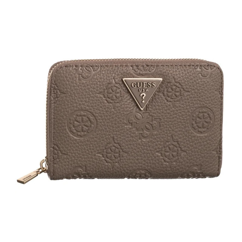 Guess Cresidia II Slg Medium Zip Around SWPD98 88140 Dark Taupe Logo (GU786-a) rankinė